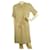 Michael Kors Beige Casual Safari Look Robe chemise longueur genou taille S Polyester  ref.402820
