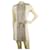 Armani Exchange Blanc Gris Petits Plis Ceinture Mini Longueur Robe Chemise Taille 0 Polyester  ref.402850