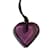 Baccarat Coeur "à la folie" Verre Violet  ref.402881