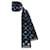 Louis Vuitton MODO DE VOO BANDEAU Azul escuro Seda  ref.403062