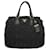 Prada Classic Black Nylon Bag Leather  ref.403499