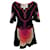 Temperley London – Gestricktes ausgestelltes Kleid aus mehrfarbiger Seide Mehrfarben  ref.403503