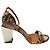 Sandales Sportmax effet serpent en cuir marron