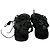 Ancient Greek Sandals Antigone Sandali Greci Gladiatori Antigone in Pelle Nera - vista 4
