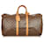 Louis Vuitton Brown Monogram Keepall Bandouliere 55 Marrone Pelle Tela  ref.403678