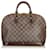 Louis Vuitton Brown Damier Ebene Alma PM Leather Cloth  ref.403838