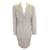 Tailleur jupe vintage Valentino en tweed avec gros boutons tortue dorés Acetate Fibre de cellulose Marron  ref.403874