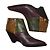 [Occasion] ACNE STUDIOS Python Booty Bourgogne - vue 2