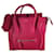Céline Bolso Celine Nano Luggage en cuero rosa  ref.404022