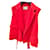 Yves Saint Laurent YsL cashmere sleeveless jacket Red  ref.404469