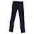 Pantalon en cuir vintage Roberto Cavalli Daim Noir  ref.404505