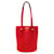 Louis Vuitton Bucket Red Leather  ref.404820
