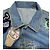 Jeansjacke mit Kenzo-Patch aus blauer Baumwolle - Ansicht 3