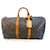 Louis Vuitton keepall 50 Monogram Brown Leather  ref.404994