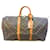 Louis Vuitton keepall 50 Monogramm Braun Leder  ref.404997