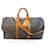 Louis Vuitton keepall 50 monogram shoulder strap Brown Leather  ref.405007