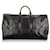 Louis Vuitton Black Epi Keepall 55 Nero Pelle  ref.405627