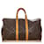 Louis Vuitton Brown Monogram Keepall 45 Marrone Pelle Tela  ref.405696