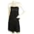 Vanessa Bruno Athe vestido preto sem alças plissado verão tamanho 2 Poliéster Viscose  ref.405887