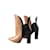 Louis Vuitton Gamble Diva Ankle Boot Noir Rose Cuir  ref.406159