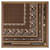 Louis Vuitton The Monogram Forever silk scarf Dark brown  ref.406220