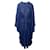 Michael Kors Verziertes Abendkleid aus blauem Polyester  ref.406656