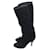 Chanel botas Negro Tweed  ref.406715