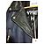 Each X Other Leather two tone biker jacket in black and navy Blue - view 7