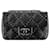 Chanel Mini Paris - Dallas Limited Edition Nieten-Flap-Tasche Schwarz Leder  ref.407058