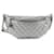CHANEL Metallic Goatskin Quilted Banane Waist Bag Fanny Pack Silver Silvery Leather  ref.407064