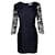 Tibi Long Sleeve Lace MIni Dress in Black Nylon  ref.407157