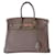 Hermès HERMES BIRKIN BAG 35 Grey Leather  ref.407489
