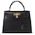 Hermès hermes kelly Black Leather  ref.407567