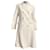 Dior lined breasted coat Cream Wool Nylon Angora  ref.407759