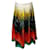 Mary Katrantzou Folk-print Midi Skirt In Multicolour Cotton Multiple colors  ref.407775