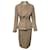 Alexander McQueen Zweiteiliger Blazer-Rock-Anzug aus beiger Wolle  ref.407782