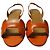 Birkin Hermès Hermes Ottomane Slingback Kitten Heels aus orangefarbenem Leder - Ansicht 2