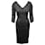 Alexander Mcqueen Lurex-Tweed-Kleid aus grauer Wolle  ref.407801