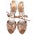 Christian Dior Escapade con zeppa in pelle beige - vista 5