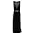 Vestido de noche con adornos de Jenny Packham en seda negra Negro  ref.407848
