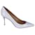 Christian Louboutin Decoltish Pumps 85 in white patent leather  ref.407872