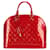 Louis Vuitton Red Vernis Alma PM Cuir Cuir vernis Rouge  ref.408037