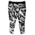 Helmut Lang Marble Jogger Pants in Black and White Rayon Cellulose fibre  ref.408144