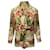 Gucci Floral Shirt with Bow in Multicolor Silk Multiple colors  ref.408174