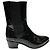 Bottines Chanel en Vernis Noir