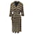 Alice + Olivia Katina Wrap Midi Dress in Silver and Gold Polyester Golden Metallic  ref.408414