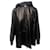 Prada Oversized Caban Jacket in Black Lambskin Leather  ref.408423