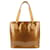 Louis Vuitton Borsa tote con zip Vernis Houston con monogramma color bronzo Pelle  ref.408444