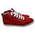 Gucci Sneakers Red Leather  ref.408584