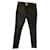 Maje Un pantalon, leggings Cuir Noir  ref.408634